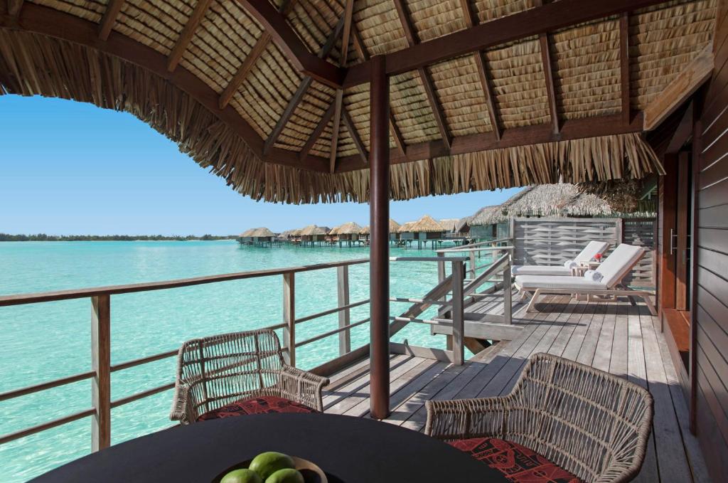 Four Seasons Resort Bora Bora - Water Bungalows Deck View