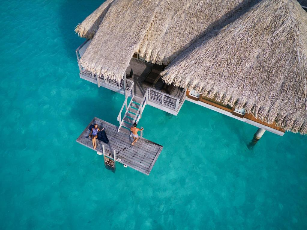 InterContinental Bora Bora & Thalasso Spa by IHG - Water Bungalows Dec from Above