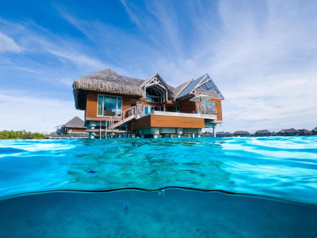 InterContinental Bora Bora & Thalasso Spa by IHG - Water Bungalows View from the Sea
