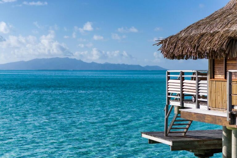 Intercontinental Bora Bora Le Moana Resort - Overwater Bungalow Looking Out