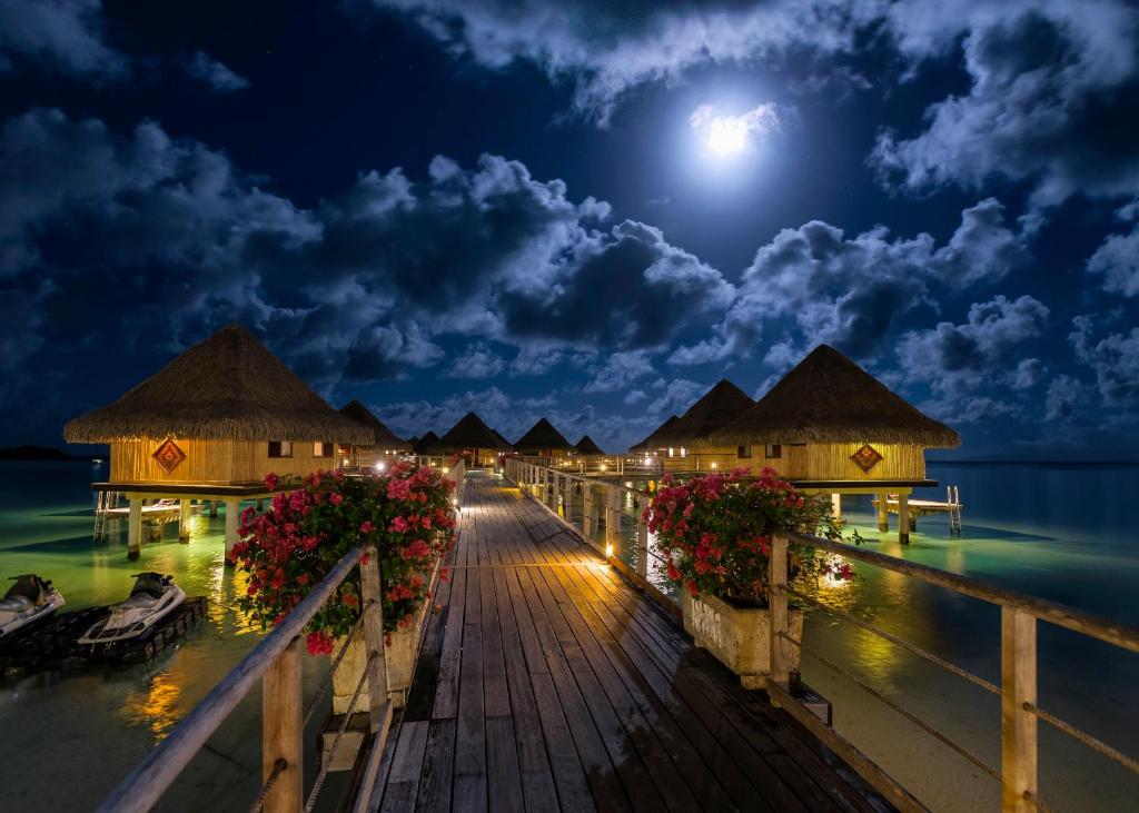 Intercontinental Bora Bora Le Moana Resort - Water Bungalows Under the Moon