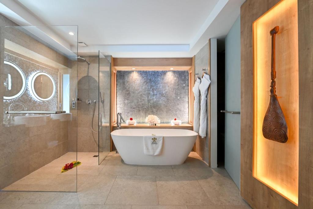 Le Bora Bora by Pearl Resorts - Water Bungalow Bathroom