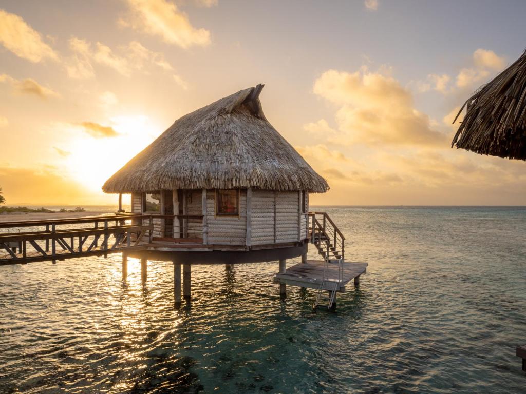 Le Tikehau by Pearl Resorts - Water Bungalows and Sunset
