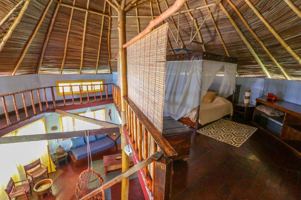 Punta Caracol Acqua Lodge - Water Bungalow interior