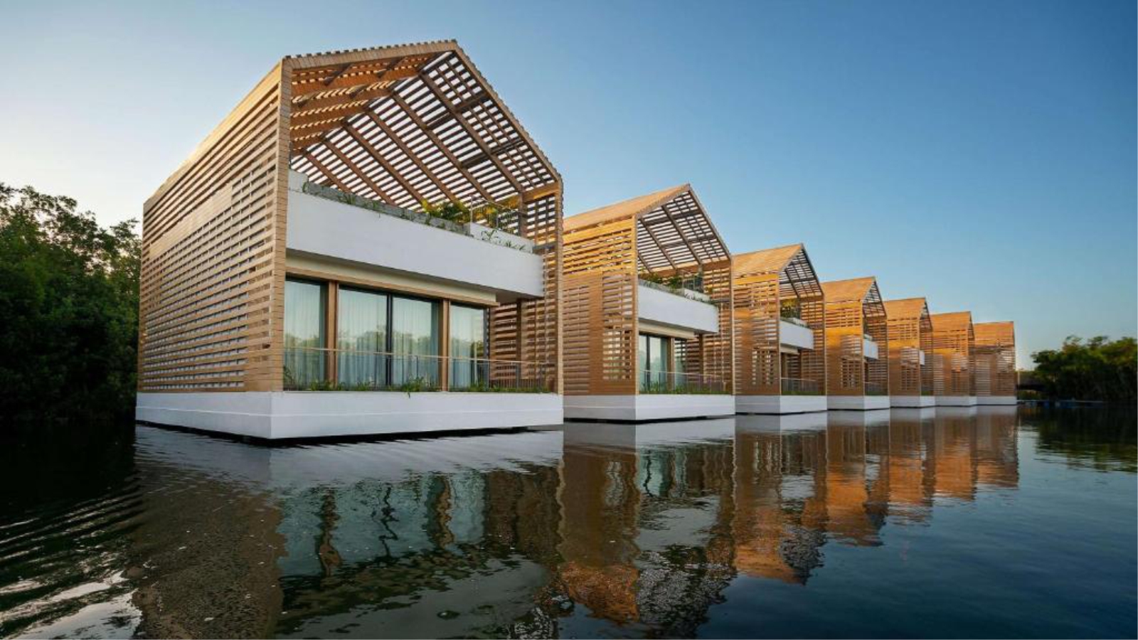 Water Bungalows in Banyan Tree Mayakoba