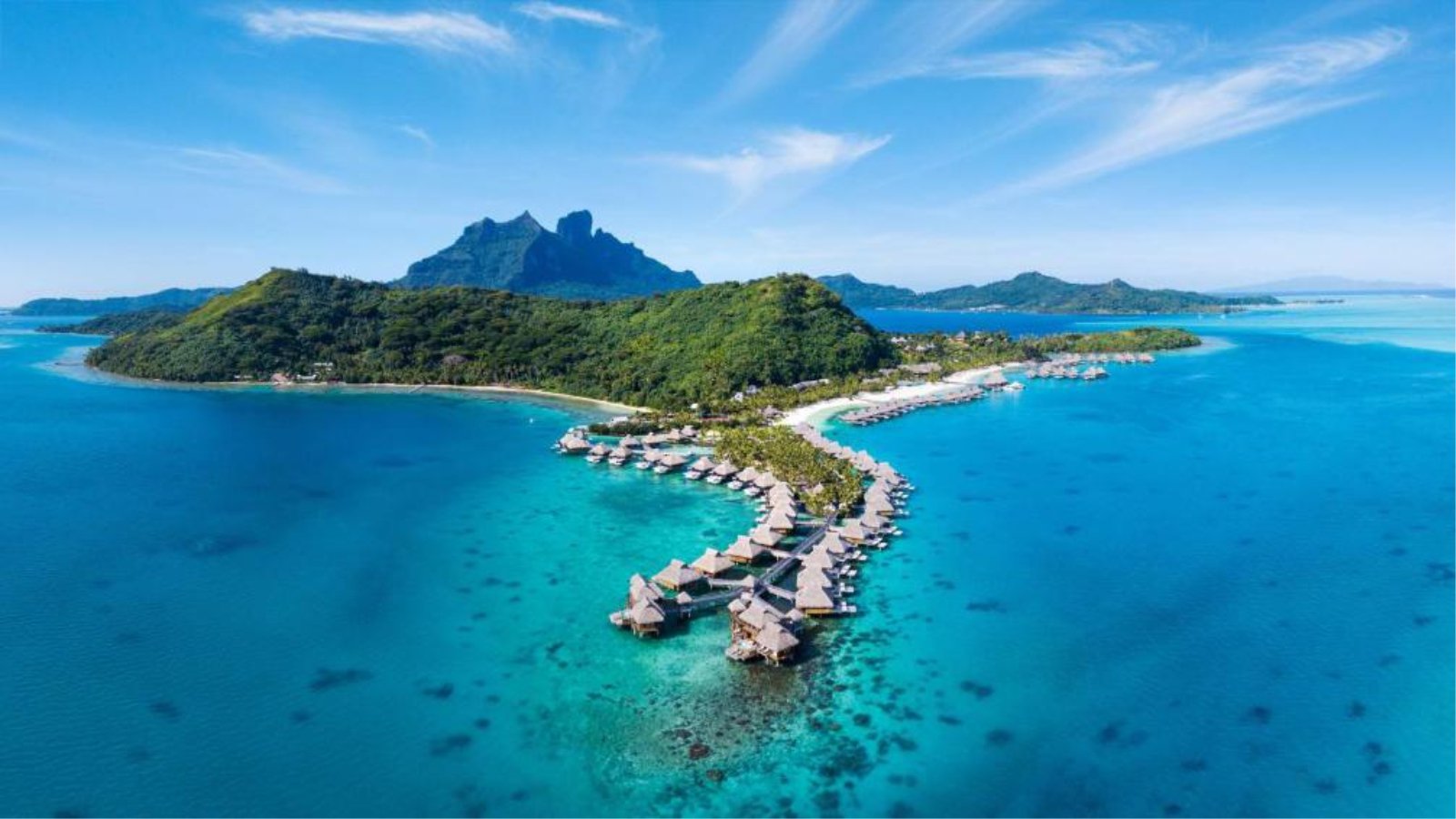 Water Bungalows in Conrad Bora Bora Nui
