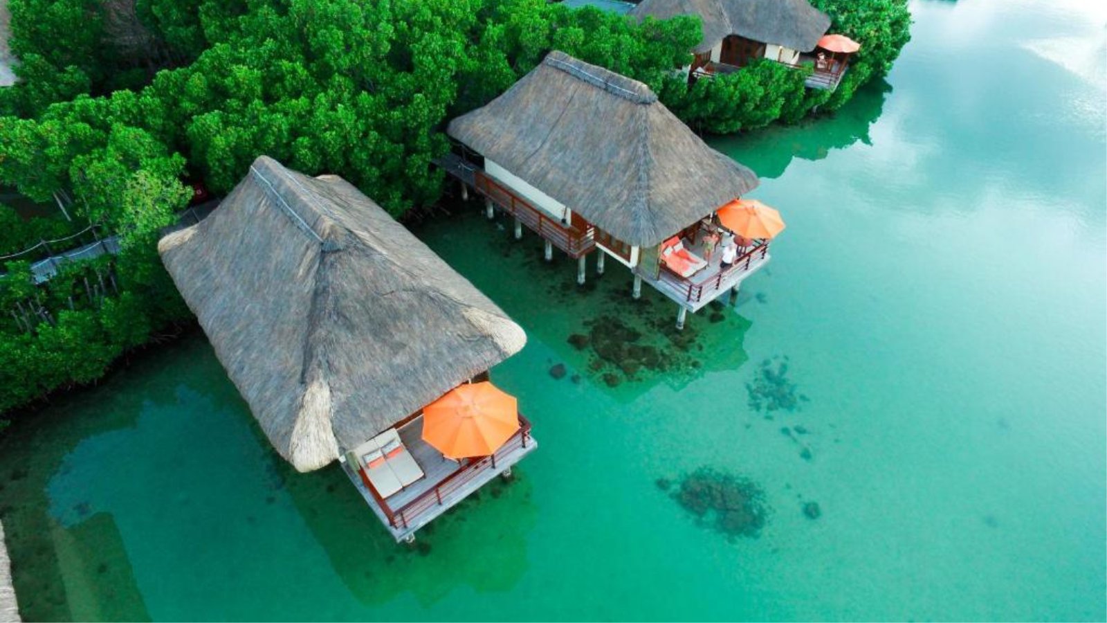 Water Bungalows in Constance Prince Maurice