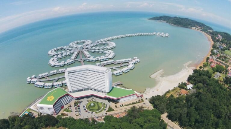 Water Bungalows in Lexis Hibiscus Port Dickson, Malaysia
