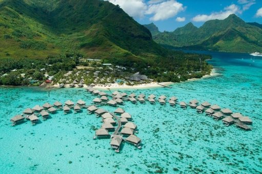 Water Bungalows of Hilton Moorea