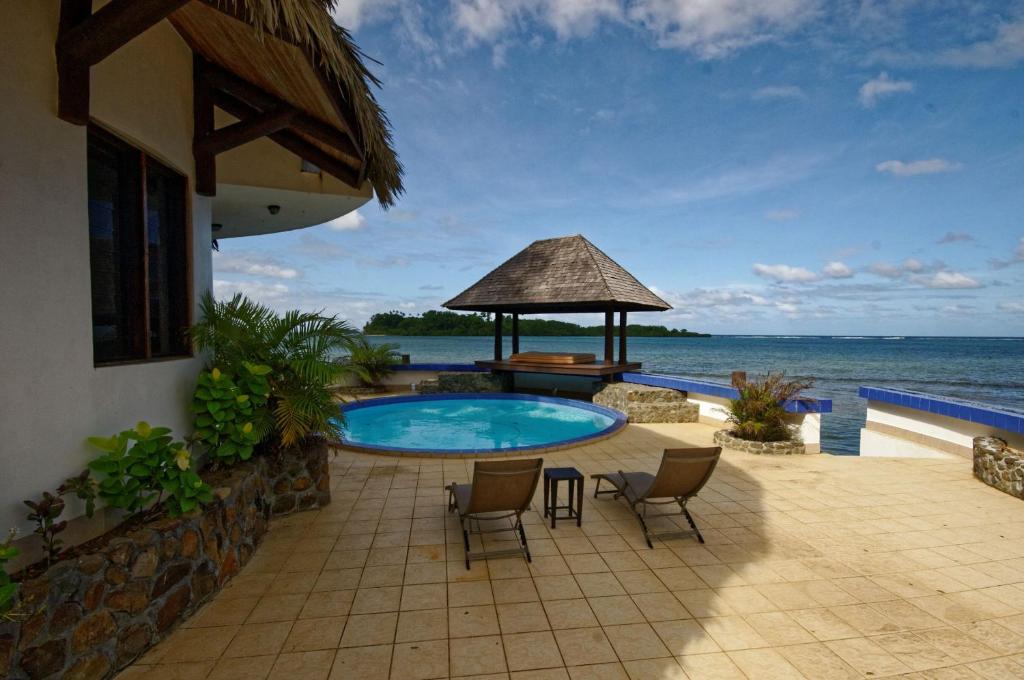 koro sun resort outside pool