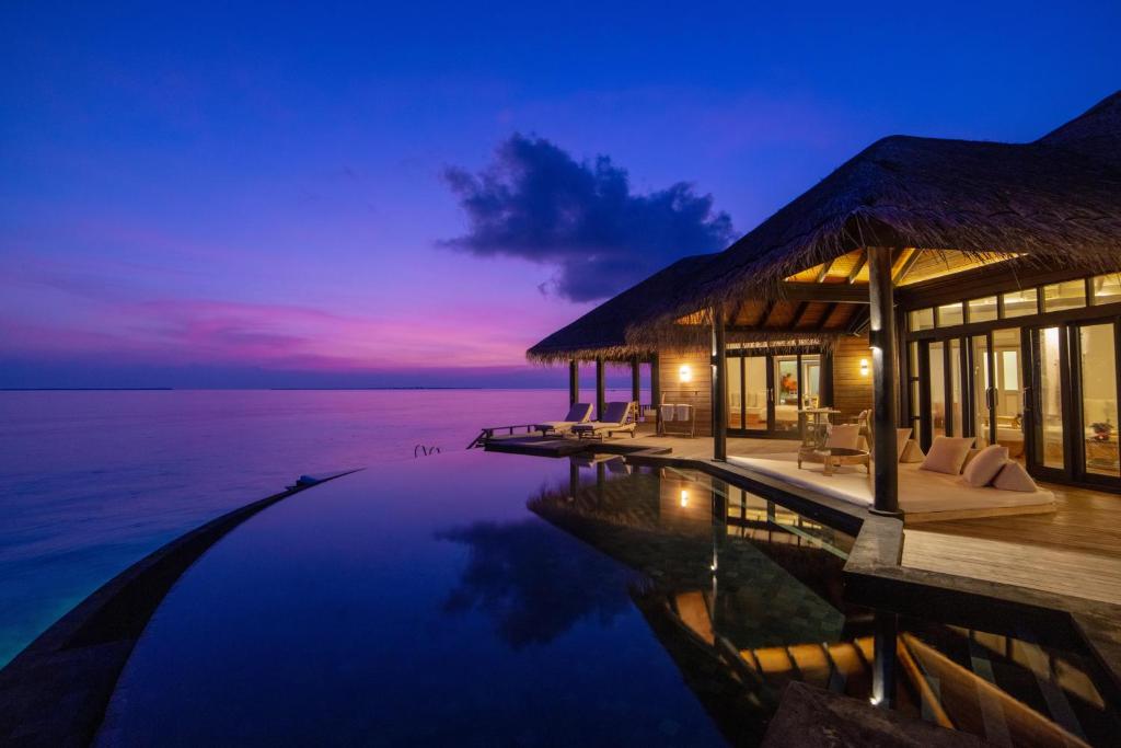 JA Manafaru, Maldives - Water Bungalows in Evening Colors