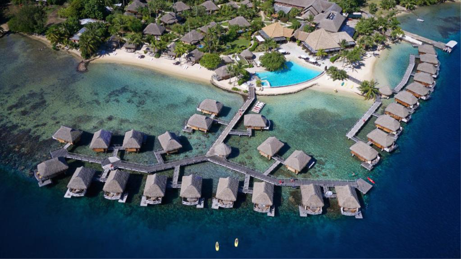 Water Bungalows in Moorea
