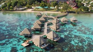 Water Bungalows in Tahiti