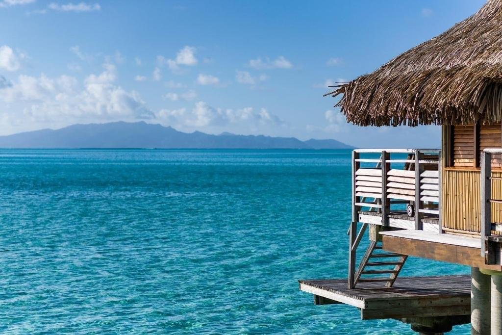 Intercontinental Bora Bora Le Moana Resort - Overwater Bungalow Looking Out