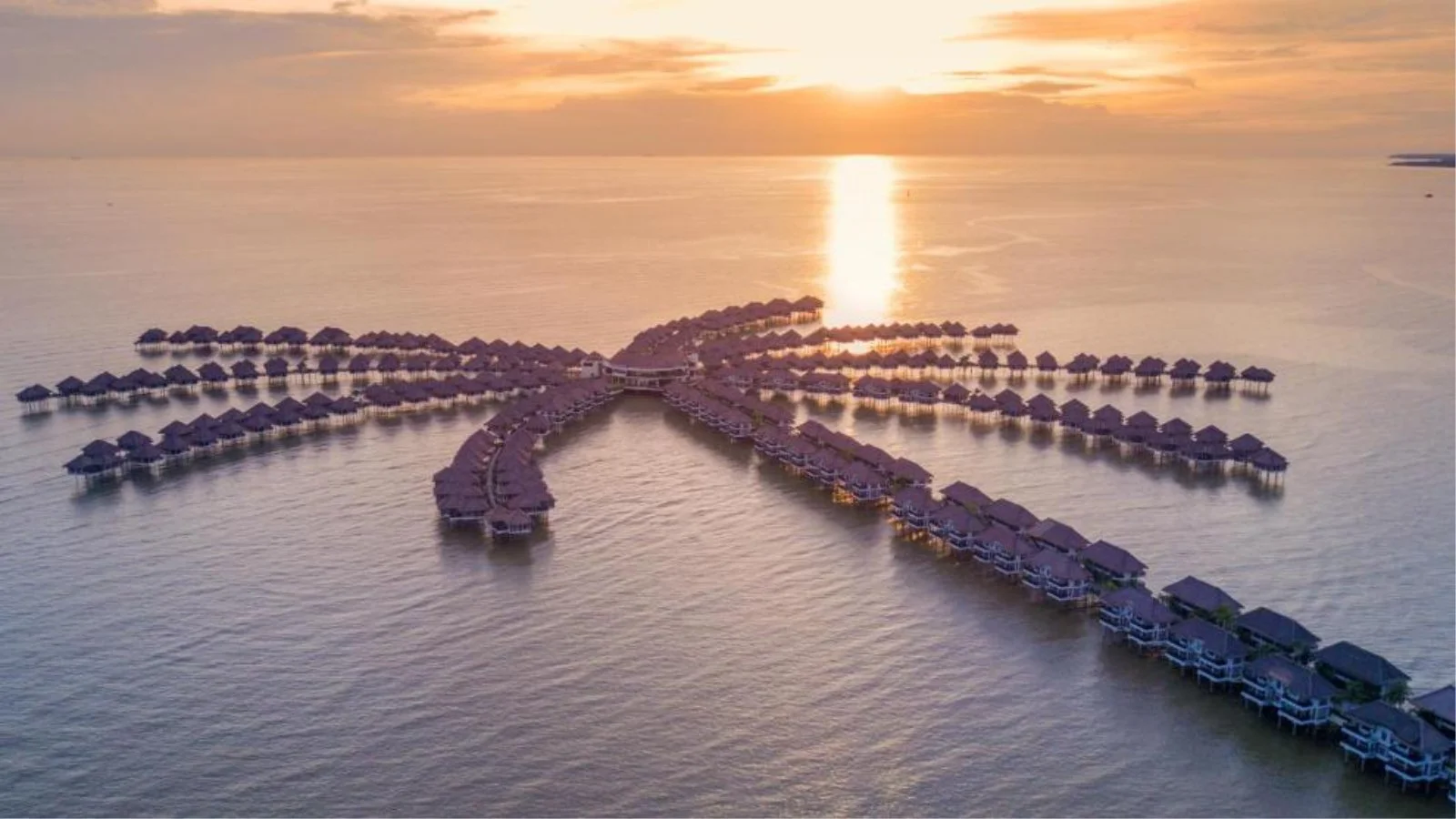 Water Bungalows in Avani Sepang Goldcoast Resort, Malaysia