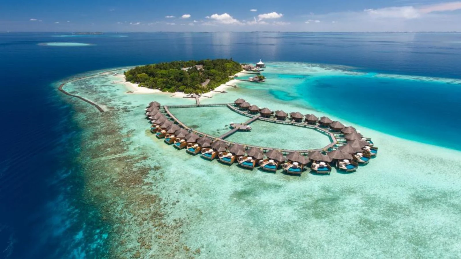 Water Bungalows in Baros Maldives