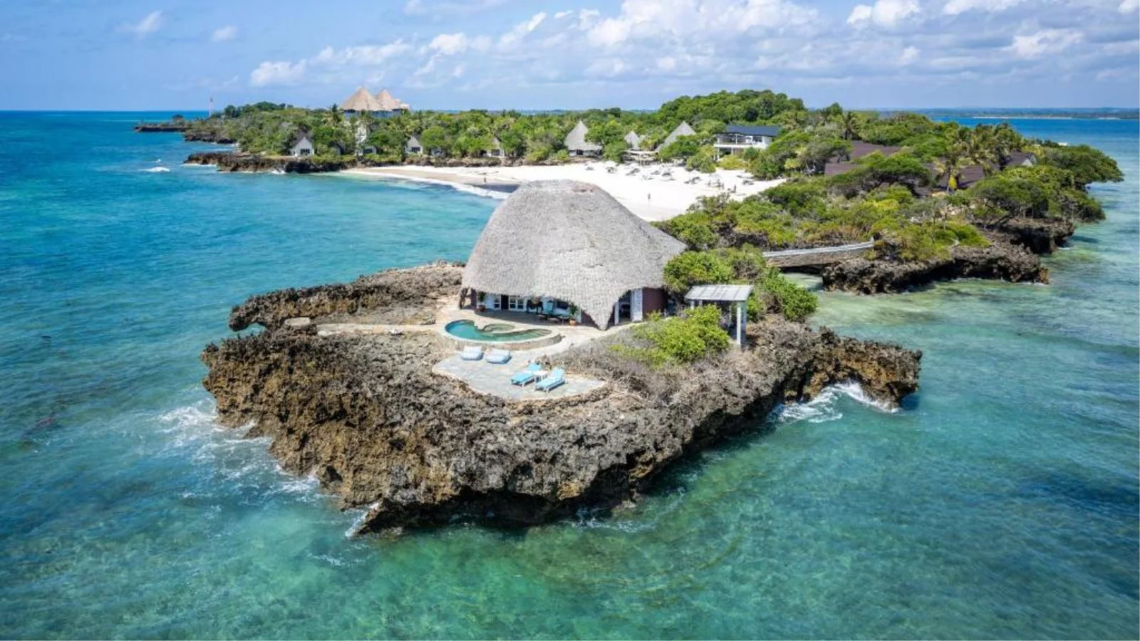 Water Bungalows in Chale Island Resort