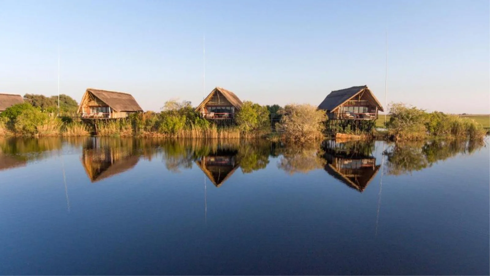 Water Bungalows in Chobe Water Villas