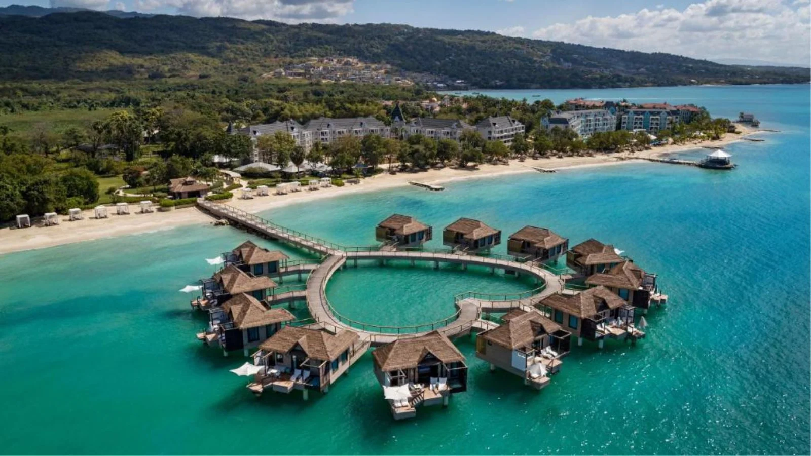 Water Bungalows in Sandals South Coast