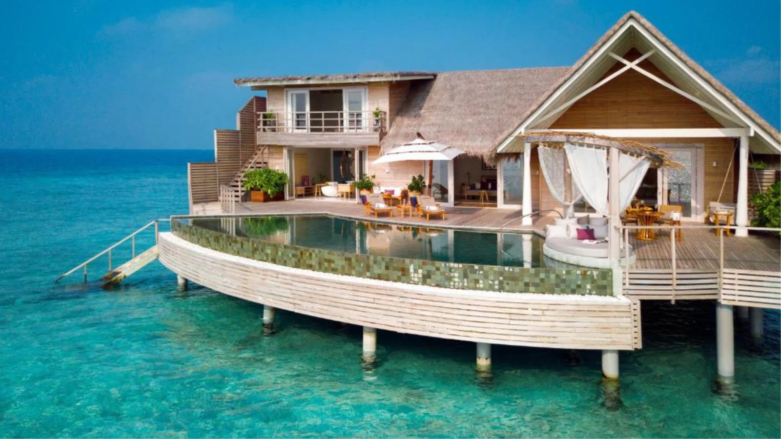 Water Bungalows in Milaidhoo Maldives