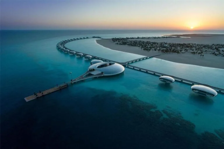 World's Newest Overwater Villas Saudi Arabia